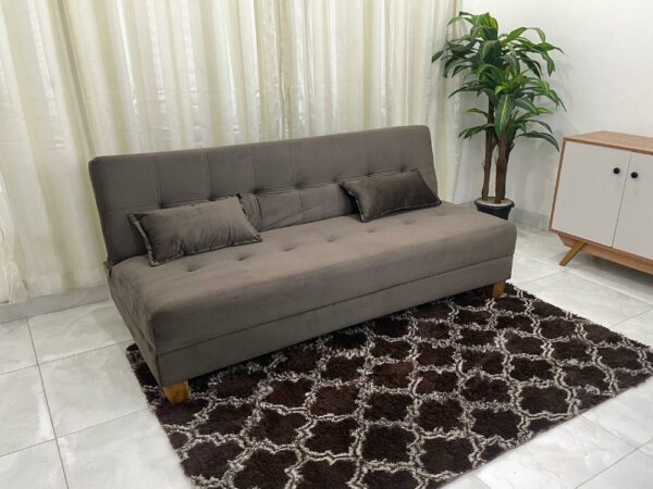 Sofá Cama Arpoador 1.85m – Marrom Veludão
