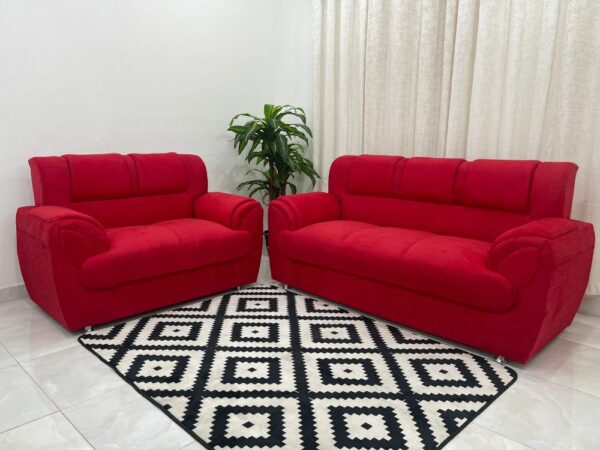 Conjunto de Sofá 2 x 3 lugares Verona – Vermelho