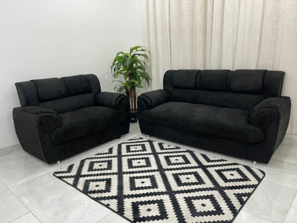 Conjunto de Sofá 2 x 3 lugares Verona – Preto