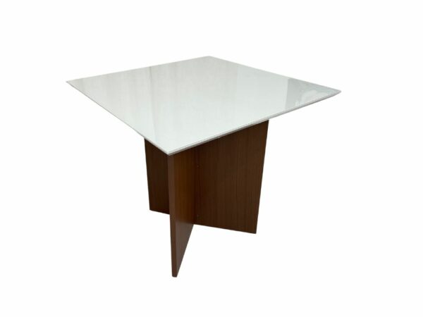 Mesa de Jantar Helo 0.90x0.90 - Mel/Off White