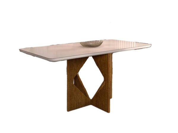 Mesa de Jantar Madri 1.60x0.80 – Cinamomo/Off white