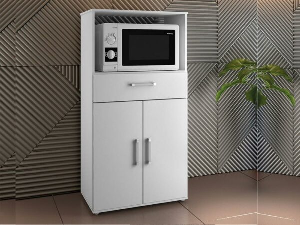 Balcão de cozinha 2 portas 1 gaveta Marcele – Branco