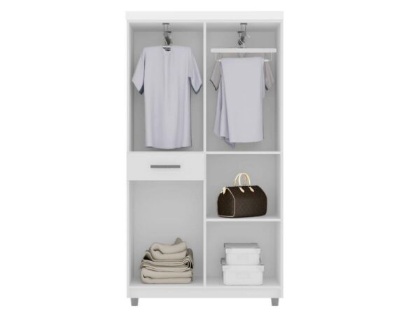 Guarda-Roupa Araplac 1005 flex 5 portas - Branco