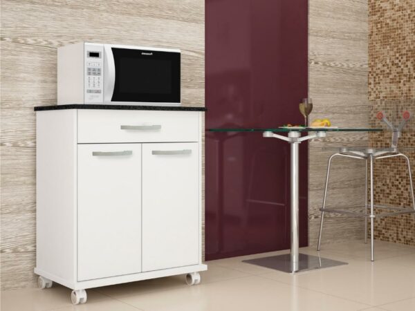 Balcão de cozinha Girassol 2 portas - Branco