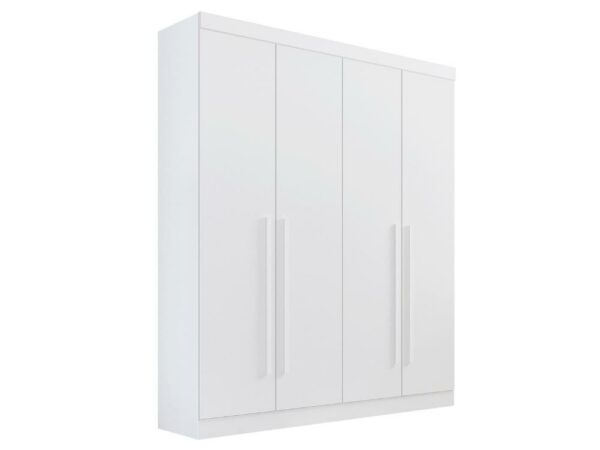 Guarda-Roupa Da Vinci Plus 4 portas e 3 gavetas – Branco