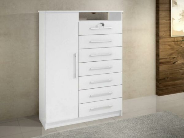 Cômoda sapateira Safira – Branco