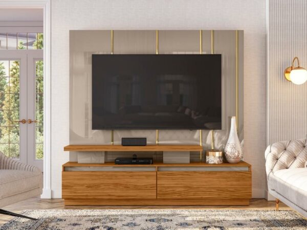 Home Theater Apolo 75″  – Fendi/Naturale