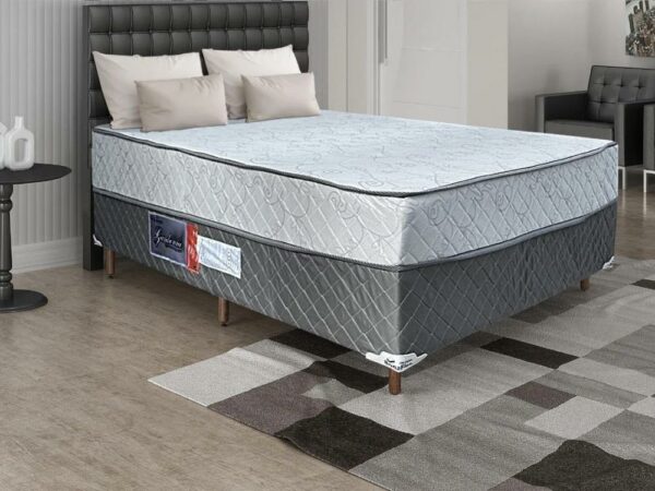 Cama box Gardênia Molas Ensacadas Casal - 138x188x48