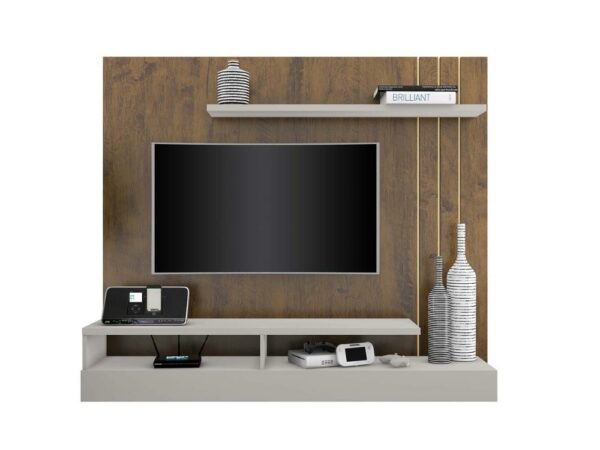Home Suspenso Zeus 55" – Ipê/Off White
