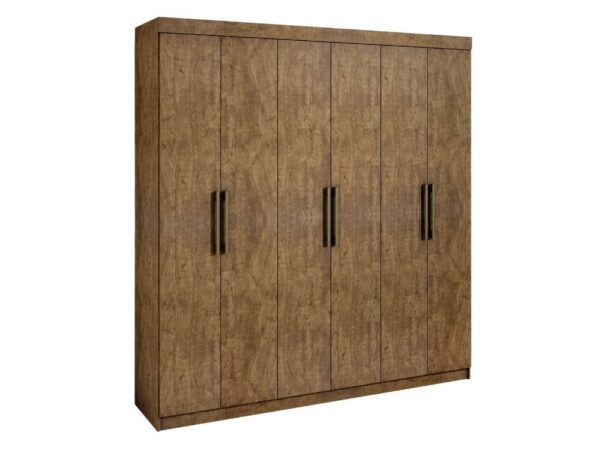 Guarda-Roupa Sevilha 6 portas e 4 gavetas – Ipê