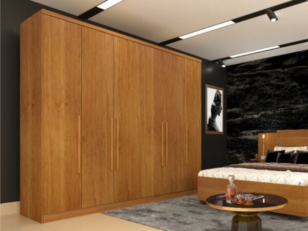 Guarda-Roupa Veneza 6 Portas e 4 Gavetas Tcil – Cinamomo