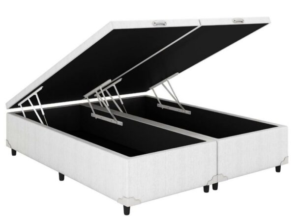 Base Box Baú Classic Queen – Branco Corino