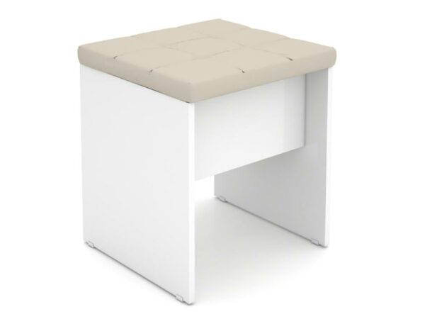Banqueta Anita para penteadeira – Branco