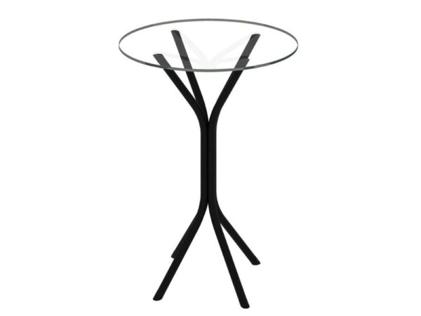 Mesa tubular Bistrô – Preto fosco