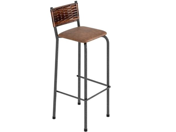 Banqueta tubular Ref. 700 – Preto Ratam
