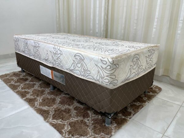 Cama box Gardênia Molas Bonnel Solteiro – 88x188x48