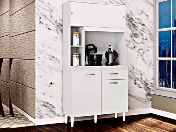 Armário Kit Cozinha Duda 0,90 – Branco