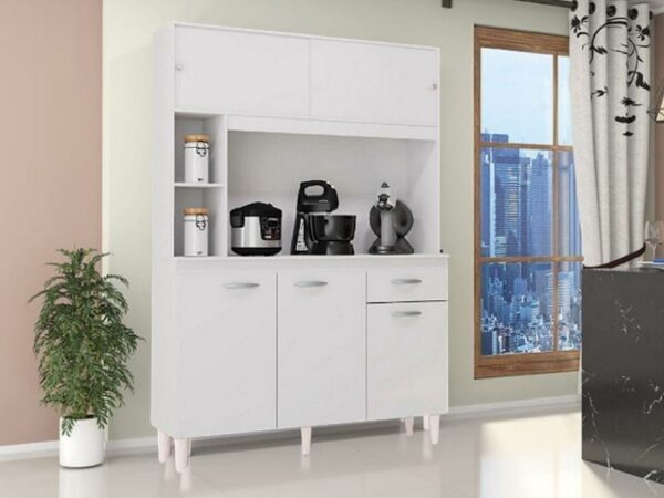 Armário Kit Cozinha Duda 1,20 – Branco