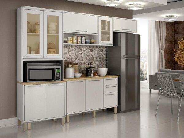 Cozinha Completa Paris 4 peças - Branco