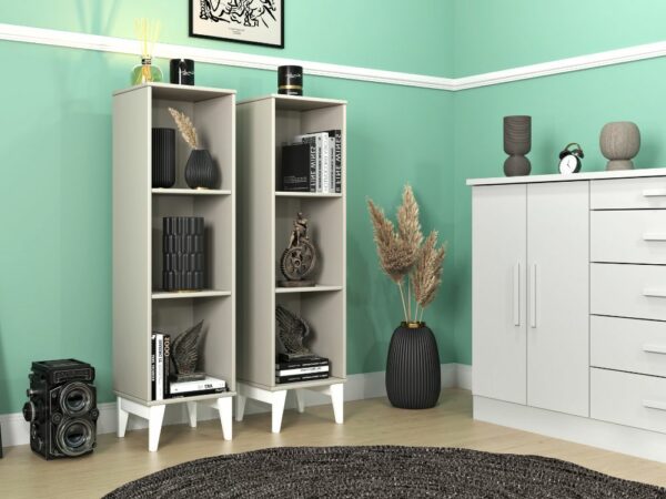 Livreiro Twister Tcil -  Off White