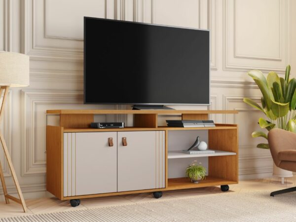 Rack Ilustre 55" - Cinamomo/Off White