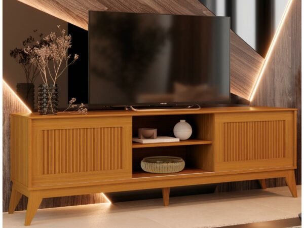 Rack King 65" - Cedro Ripado