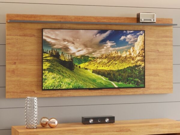Painel Ravena 55” – Mel/Grafite