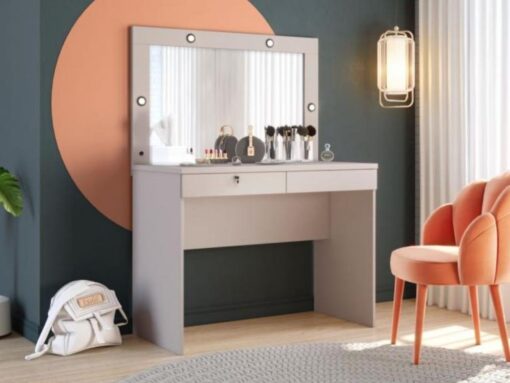 Camarim Penteadeira Capricho com espelho - Off White