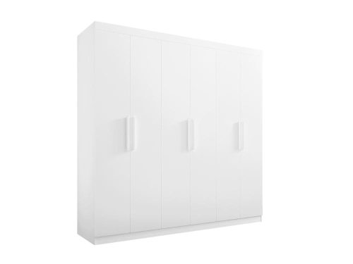 Guarda-Roupa Colibri 6 Portas e 6 Gavetas - Branco