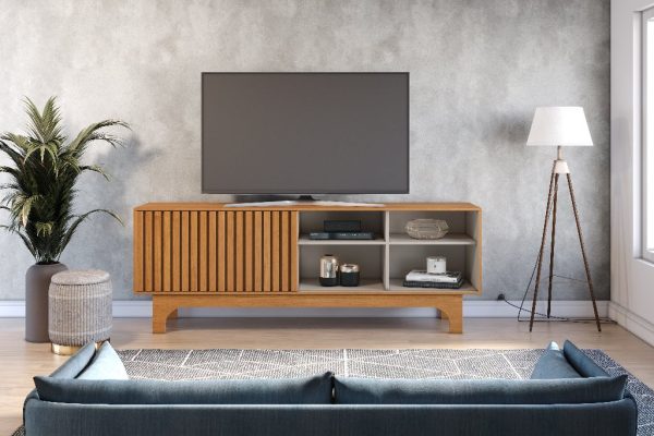 Rack Sereno 70" - Cinamomo/Off