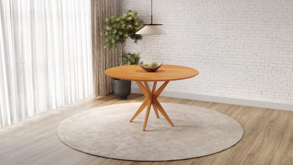 Mesa de Jantar Circular Simpatia 1.08x1.08 - Cinamomo