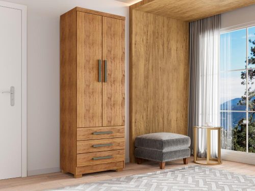 Guarda-Roupa Floripa 2 portas - Cedro