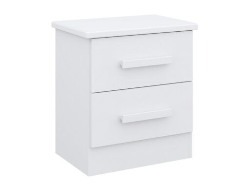 Mesa de cabeceira New Athos 2 gavetas - Branco