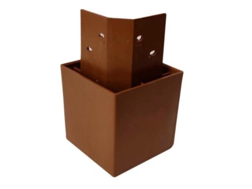 Kit com 8 pés plástico - Freijó