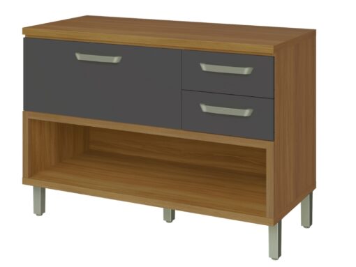 Balcão de Cozinha Princesa 1,20 -  Freijo/Grafite