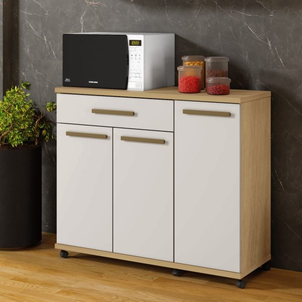 Balcão Parati  - Cinamomo/Off White