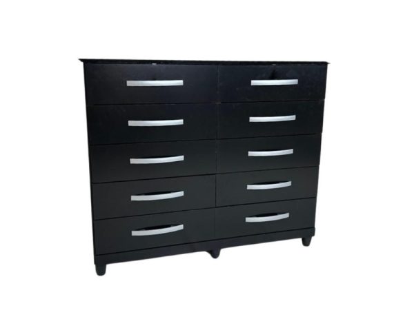Cômoda 10 gavetas Ref.: 010 - Preto