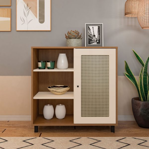 Buffet Charlotte - Cinamomo/Off White