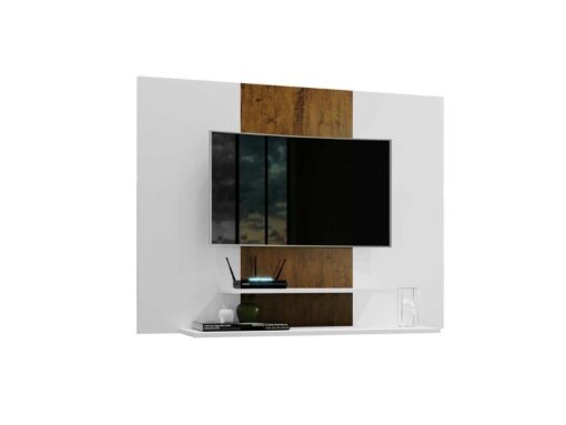 Painel Talento 32"- Branco/Canela