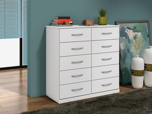 Cômoda 10 gavetas Ref.: 010 - Branco