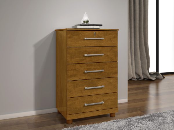 Cômoda 5 gavetas Ref.: 013 - Cinamomo