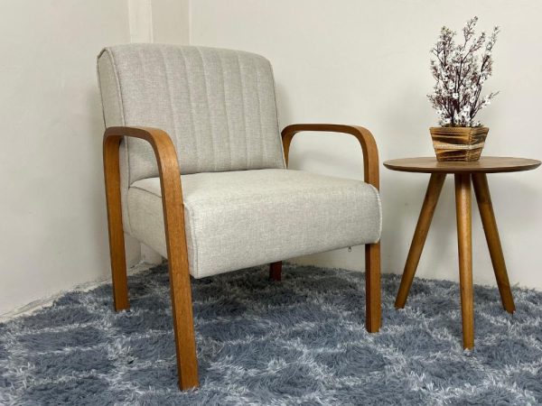 Poltrona Vênus - Cappuccino Linho