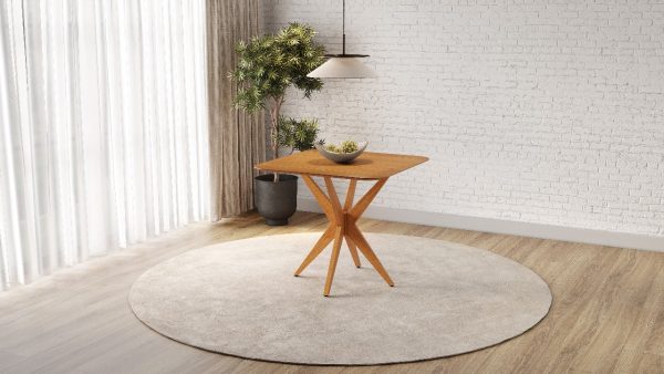 Mesa de Jantar Simpatia 0.90x0.90 Quadrada - Cinamomo