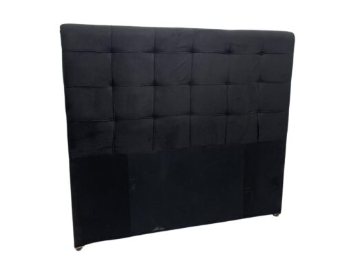 Cabeceira Silas Casal - Preto Suede
