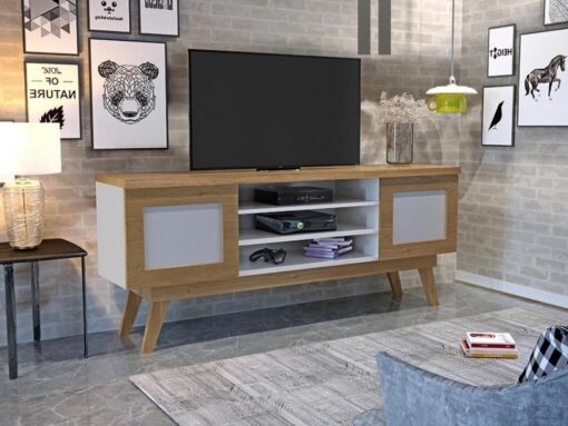 Rack Detroit 65" - Cinamomo/Off white