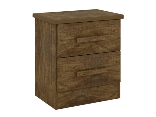 Mesa de cabeceira New Athos 2 gavetas - Ipê