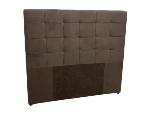 Cabeceira Silas Casal - Marrom Suede