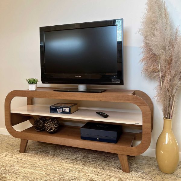 Rack Theo 42" - Cinamomo/Off