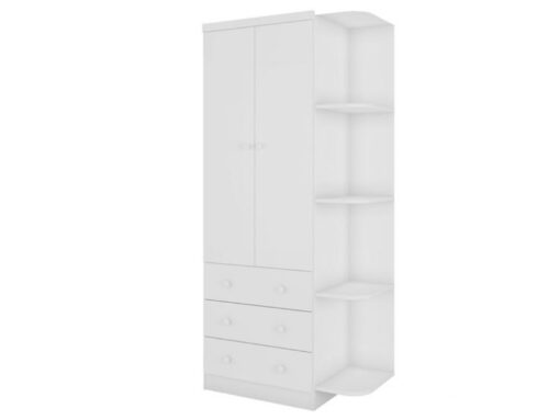 Armario Smim 2 Portas Com Prateleiras - Branco