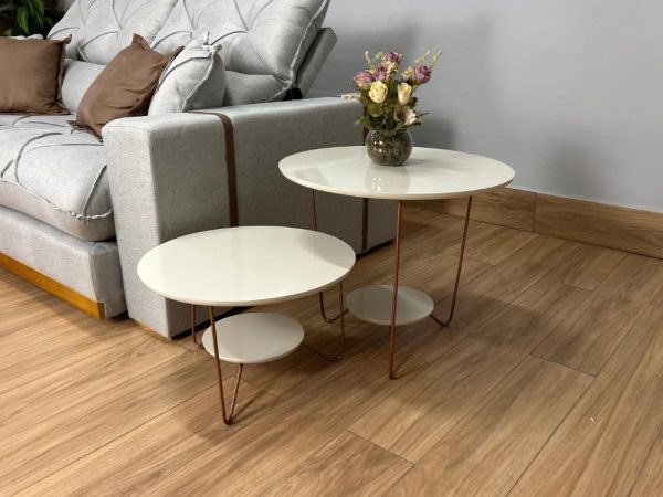 Conjunto de Mesa Liz - Off White